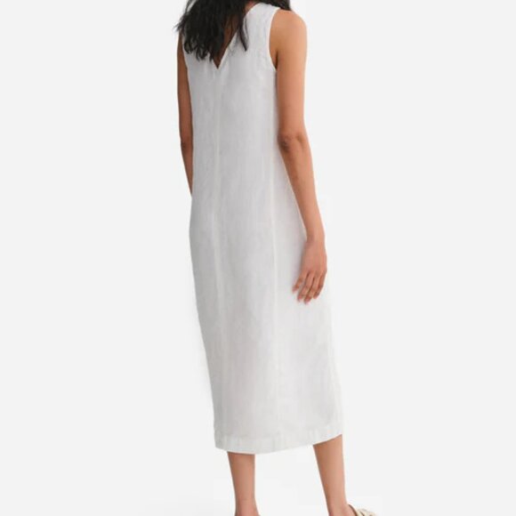 Mate the label organic linen tank center seam dress - Picture 3 of 8